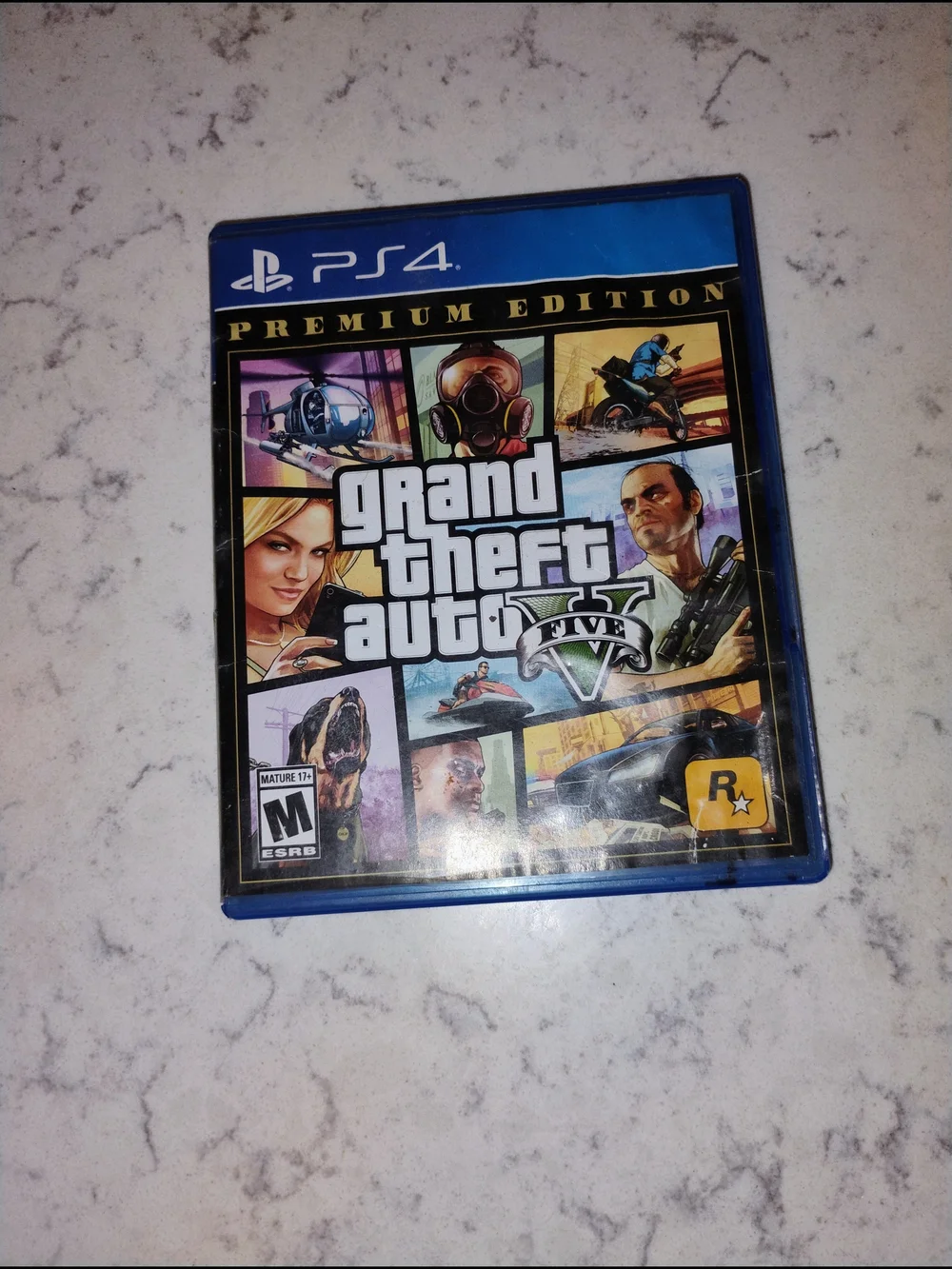 Sony PS4 Grand Theft Auto V Premium Edition - Blue Case